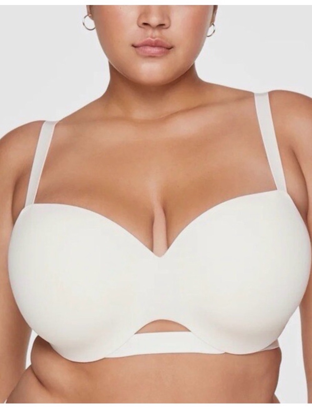 Third Love Bra Women 40E Cream 24/7 T-Shirt Pima Cotton Comfort Casual Wired